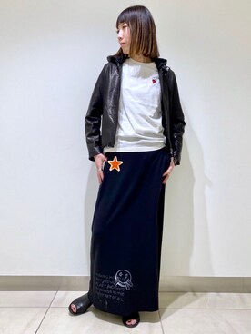 「アイテム（ブルゾン）」を使った、HONTOMOさん（レディース・161cm・30代）の春コーディネート