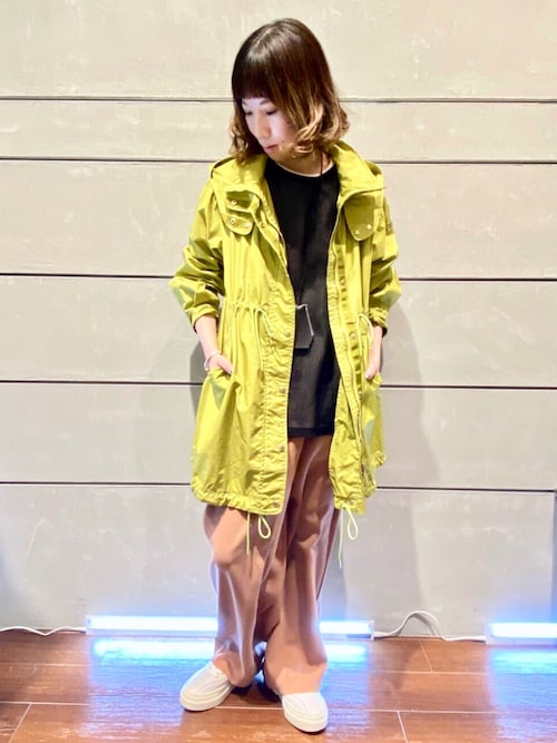 美品 タトラス モッズコート フード付き イエロー 美品 タトラス モッズコート フード付き イエロー TATRAS