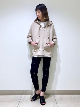 HONTOMOさん（レディース・161cm）の春コーディネート