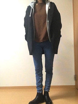 chie@さん（レディース・162cm）の冬コーディネート