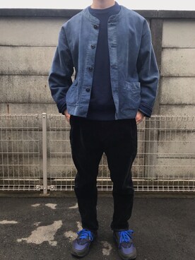 「BEAMS PLUS（ビームスプラス）のアイテム（スウェット）」を使った、boog77さん（メンズ・170cm）の秋コーディネート