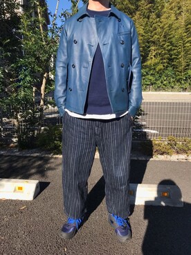 「BEAMS PLUS（ビームスプラス）のアイテム（スウェット）」を使った、boog77さん（メンズ・170cm）の秋コーディネート