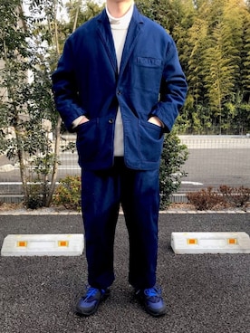 「UNIQLO（ユニクロ）のタートルネックT（長袖）（Tシャツ/カットソー）」を使った、boog77さん（メンズ・170cm）の冬コーディネート