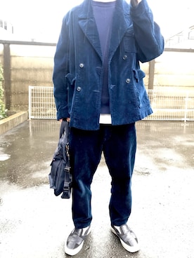 「BEAMS PLUS（ビームスプラス）のアイテム（スウェット）」を使った、boog77さん（メンズ・170cm）の冬コーディネート