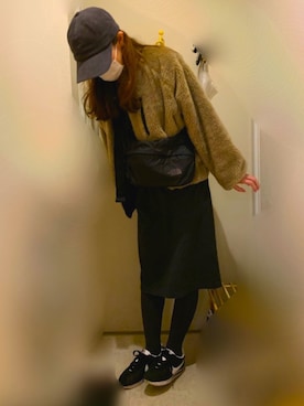 「アイテム（ブルゾン）」を使った、しろめぐさん（レディース・153cm・30代）の冬コーディネート