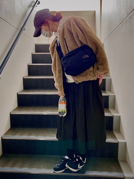 「アイテム（ブルゾン）」を使った、しろめぐさん（レディース・153cm・30代）の春コーディネート
