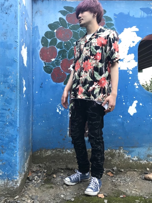 クリスチャンダダ アロハシャツ 開襟シャツ CHRISTIAN DADA（クリスチャンダダ）の「Liquidated Aloha Open Collar