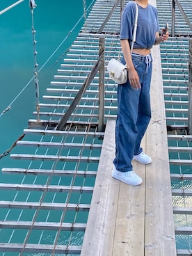 「TCSS（ティーシーエスエス）のアイテム」を使った、茉莉さん（レディース・164cm）の秋コーディネート