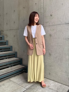 小林　由依さん（レディース・155cm）の春コーディネート