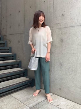 小林　由依さん（レディース・155cm）の春コーディネート