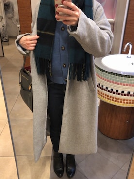 ゆんさん（レディース・159cm）の冬コーディネート