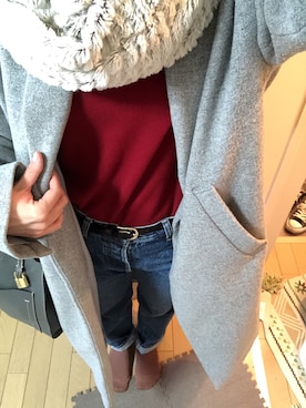 ゆんさん（レディース・159cm）の冬コーディネート