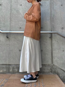 「ジャケット×スカート」｜kanocoさん（レディース・160cm）の春コーディネート