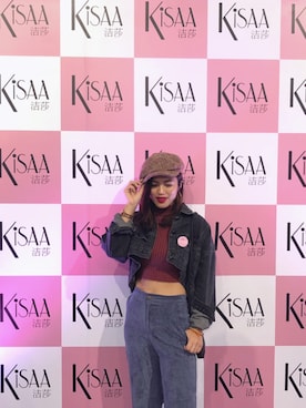 「Calvin Klein PLATINUM（カルバン・クライン プラティナム）のアイテム」を使った、Vera Yangさん（レディース・167cm）の秋コーディネート