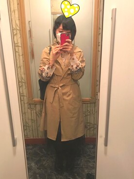 「SWATCH（スウォッチ）のアイテム（ジャケット/アウター）」を使った、egonさん（レディース・159cm）の春コーディネート