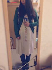 古着 | お花刺繍ワンピース(ワンピース)