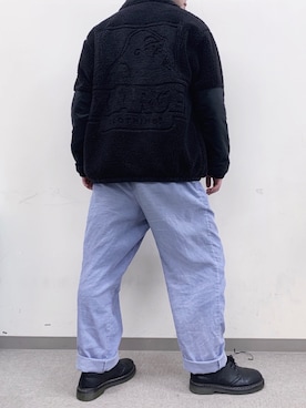 「フユコーデ」｜「アイテム（その他アウター）」を使った、Rさん（メンズ・165cm）の冬コーディネート