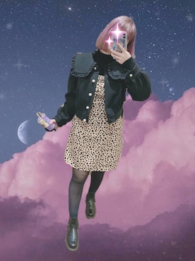 ぼんじりさんさん（レディース・154cm）の冬コーディネート