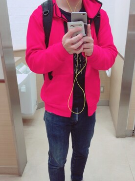 「aveil（アベイル）のアイテム」を使った、天野さん（メンズ・174cm）の秋コーディネート