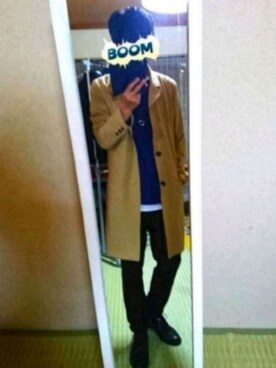 「GLOBAL WORK（グローバルワーク）のポストマンシューズSS/780770 （その他シューズ、ブラック系）」を使った、ゆっきーさん（メンズ・175cm）の春コーディネート