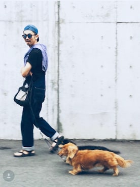 「Wrangler（ラングラー）のアイテム（オールインワン・サロペット）」を使った、Souさん（メンズ・166cm）の冬コーディネート