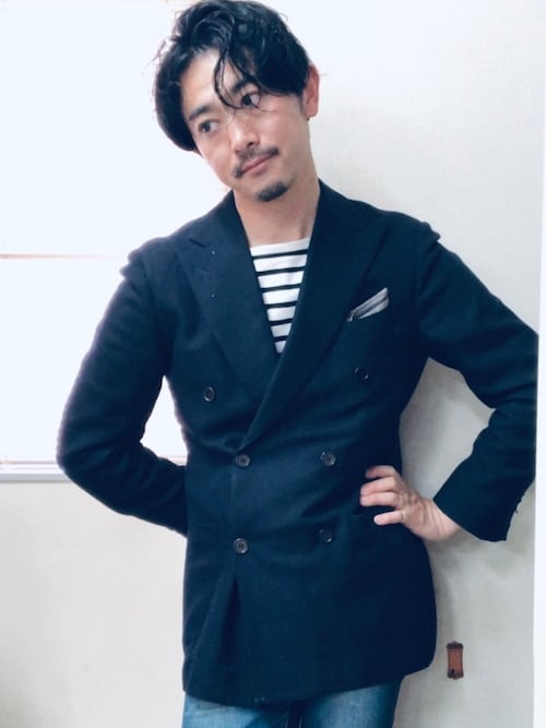 BEAMS F（ビームスエフ）の「◇BEAMS F / ネイビーダブル