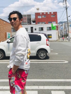 「THUMPERS BROOKLYN NYC USA（サンパース）のアイテム」を使った、Souさん（メンズ・167cm）の春コーディネート