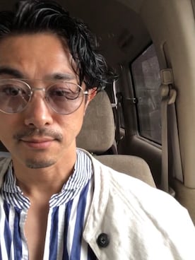 「JOURNAL STANDARD relume（ジャーナルスタンダード　レリューム）のアイテム（ノーカラージャケット）」を使った、Souさん（メンズ・167cm）の夏コーディネート