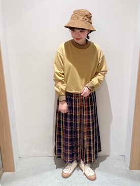 「くすみカラー」｜wakitaさん（レディース・155cm）の冬コーディネート