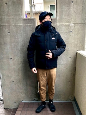 「Steven Alan」｜「アイテム（ダウンジャケット/コート）」を使った、ikenさん（メンズ・171cm）の冬コーディネート