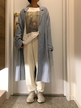 「I am I （アイアムアイ）のアイテム（トップス）」を使った、sshiさん（レディース・156cm）の春コーディネート