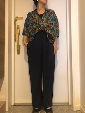 「JEANASIS（ジーナシス）のアイテム（パンツ）」を使った、sshiさん（レディース・156cm）の春コーディネート
