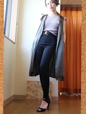 「vingtrois（バントロア）のアイテム」を使った、Ikuさん（レディース・158cm）の春コーディネート