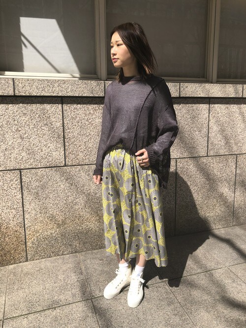 KANE（Bshop 神戸本店）｜LE GLAZIKのスカートを使ったコーディネート - WEAR