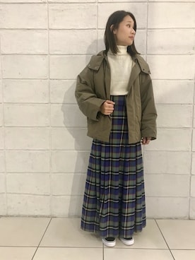 「Scye（サイ）のアイテム」を使った、KANEさん（レディース・160cm）の秋コーディネート