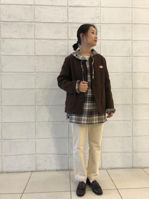 DANTON（ダントン）の「【DANTON】ウールモッサ カラーレスジャケット