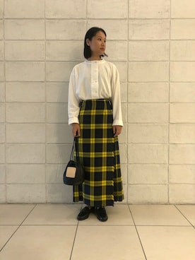 「Scye（サイ）のアイテム」を使った、KANEさん（レディース・160cm）の秋コーディネート