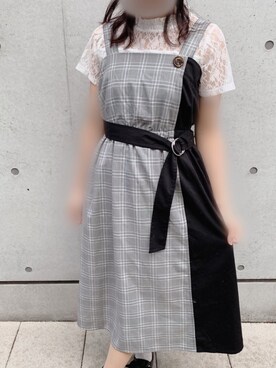 ジャンパースカート グレー系 を使った 量産型ヲタク の人気ファッションコーディネート Wear