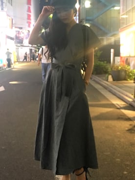 「goocy（グースィー）のアイテム」を使った、さっつんさん（レディース・155cm）の夏コーディネート