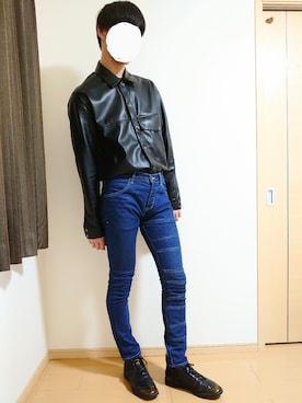 「シャリーフ(SHAREEF)」｜けんとさん（メンズ・184cm）の春コーディネート