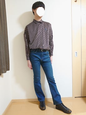 けんとさん（メンズ・184cm）の春コーディネート
