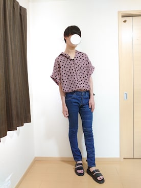 「シャリーフ(SHAREEF)」｜けんとさん（メンズ・184cm）の夏コーディネート