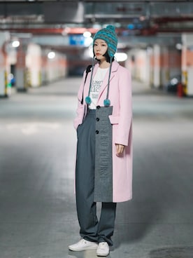 「Lily（リリイ）のアイテム（ジャケット/アウター）」を使った、adaJさん（レディース・164cm）の冬コーディネート