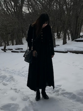 「Yves Saint Laurent（イヴサンローラン）のアイテム（ブーツ）」を使った、youさん（レディース・155cm）の春コーディネート