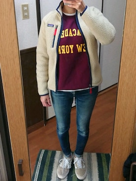「FRAMeWORK（フレームワーク）のアイテム（スウェット）」を使った、ms.kmさん（レディース・154cm）の春コーディネート