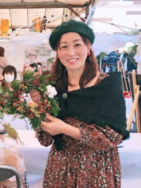 「アイテム（ピアス（両耳用））」を使った、くるみさん（レディース・155cm・40代）の冬コーディネート
