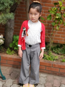 「写真撮影」｜くるみさん（キッズ・120cm）の春コーディネート