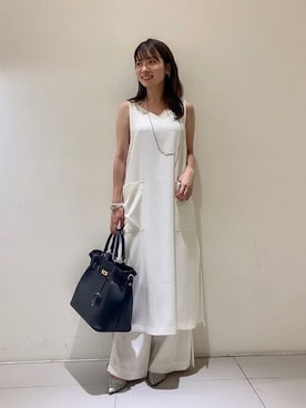 「Noble（ノーブル）のアイテム（その他パンツ）」を使った、nagisaさん（レディース・153cm）の夏コーディネート