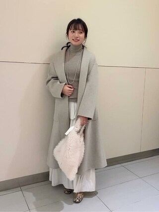 NOBLE(ノーブル)の「ソフトWボタンロングジレ◇(その他アウター ...