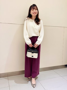 「Ch!iii BAG（チーバック）のアイテム」を使った、nagisaさん（レディース・153cm）の冬コーディネート